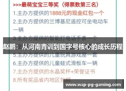 赵鹏：从河南青训到国字号核心的成长历程